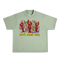 Oil Green happy crawdi gras mardi gras carnival Urban Heavy Tee - Jasminsmagicworld