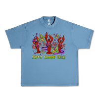 Pebble Blue happy crawdi gras mardi gras carnival Urban Heavy Tee - Jasminsmagicworld