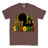 Chestnut She is strong Black History Classic Tee - HowdyJamesFarm