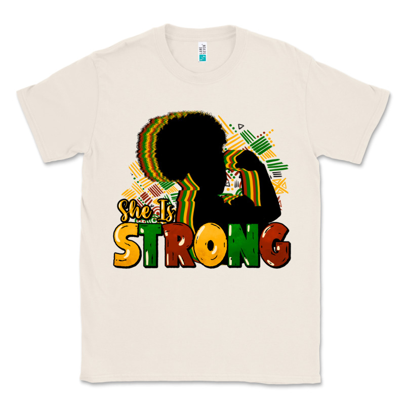 She Is Strong Black History Classic Tee by HowdyJamesFarm | Teevron
