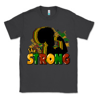 Smoke She is strong Black History Classic Tee - HowdyJamesFarm