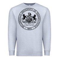 Heather Grey Millersville University Premium Sweatshirt - linhVisuals