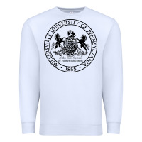 White Millersville University Premium Sweatshirt - linhVisuals