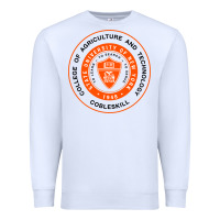 White Suny Cobleskill Premium Sweatshirt - linhVisuals