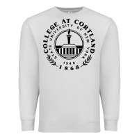Dove Grey Suny Cortland Premium Sweatshirt - linhVisuals