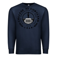 Navy Suny Cortland Premium Sweatshirt - linhVisuals