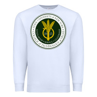 White Suny Delhi Premium Sweatshirt - linhVisuals