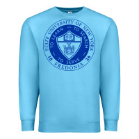 Ocean Blue Suny Fredonia Premium Sweatshirt - linhVisuals
