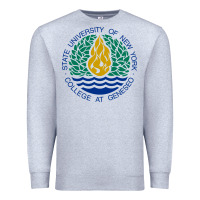 Heather Grey Suny Geneseo Premium Sweatshirt - linhVisuals