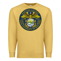 Antique Gold Suny Maritime Full Color Premium Sweatshirt - linhVisuals