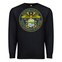 Black Suny Maritime Full Color Premium Sweatshirt - linhVisuals