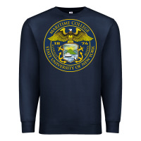 Navy Suny Maritime Full Color Premium Sweatshirt - linhVisuals