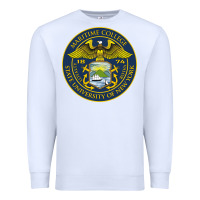 White Suny Maritime Full Color Premium Sweatshirt - linhVisuals