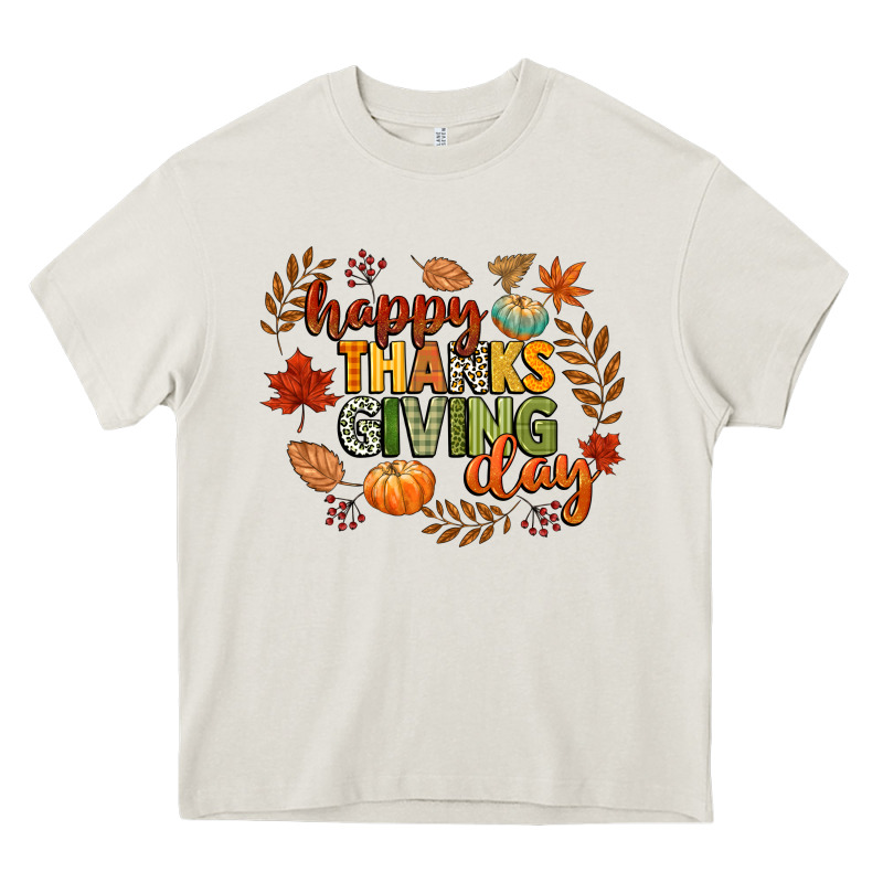 Happy Thanksgiving Day Heavy Core Tee by CowGirlArtShop | Teevron