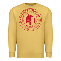 Antique Gold Suny Plattsburgh Premium Sweatshirt - linhVisuals