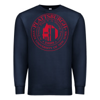 Navy Suny Plattsburgh Premium Sweatshirt - linhVisuals