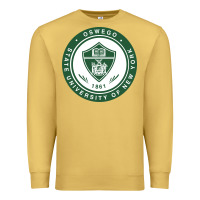 Antique Gold Suny Oswego Premium Sweatshirt - linhVisuals