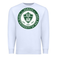 White Suny Oswego Premium Sweatshirt - linhVisuals