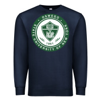 Navy Suny Oswego Premium Sweatshirt - linhVisuals