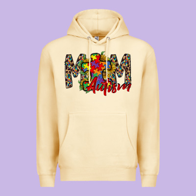 Mom Autism 2 Premium Hoodie Designed By Racoondesign