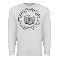 Dove Grey Temple University Premium Sweatshirt - linhVisuals