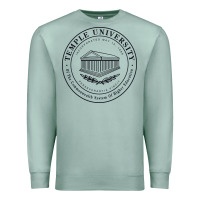 Seafoam Temple University Premium Sweatshirt - linhVisuals