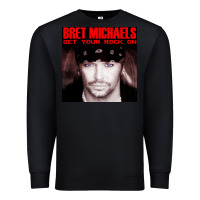 Black #bret michaels get your rock on tour 2022 Premium Sweatshirt - linhVisuals