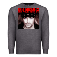 Charcoal Heather #bret michaels get your rock on tour 2022 Premium Sweatshirt - linhVisuals