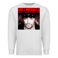 Oatmeal Heather #bret michaels get your rock on tour 2022 Premium Sweatshirt - linhVisuals