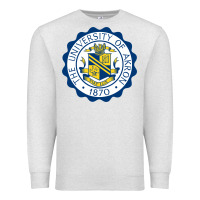 Oatmeal Heather University Of Akron Premium Sweatshirt - linhVisuals