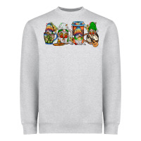 Heather Grey mexican gnomies coffee Heavyweight Sweatshirt - JahusDesignShop
