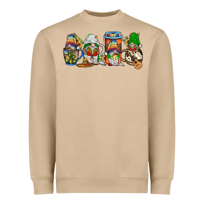 Mexican Gnomies Coffee Heavyweight Sweatshirt by JahusDesignShop | Teevron