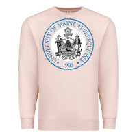 Pale Pink University Of Maine At Presque Isle Premium Sweatshirt - linhVisuals