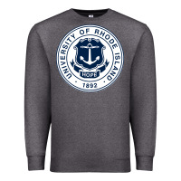Charcoal Heather University Of Rhode Island Premium Sweatshirt - linhVisuals