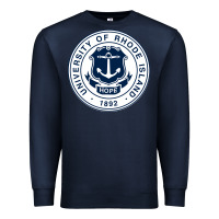 Navy University Of Rhode Island Premium Sweatshirt - linhVisuals
