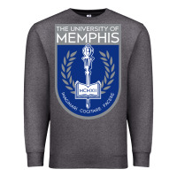 Charcoal Heather University Of Memphis Premium Sweatshirt - linhVisuals