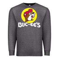 Charcoal Heather bucc ee's tshirt Premium Sweatshirt - linhVisuals