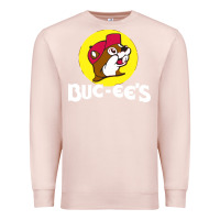 Pale Pink bucc ee's tshirt Premium Sweatshirt - linhVisuals