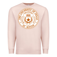 Pale Pink University Of Texas At Austin Premium Sweatshirt - linhVisuals