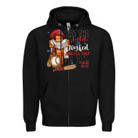 Black let the field be joyful and all that is in it Zipper Hoodie - JahusDesignShop