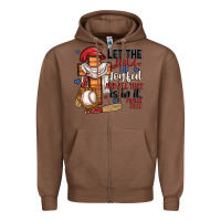 Chestnut let the field be joyful and all that is in it Zipper Hoodie - JahusDesignShop
