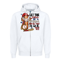 White let the field be joyful and all that is in it Zipper Hoodie - JahusDesignShop