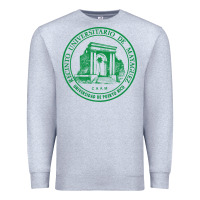 Heather Grey Upr At Mayaguez Premium Sweatshirt - linhVisuals