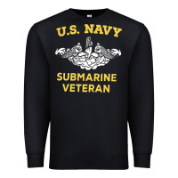 Black submarine veteran tshirt Premium Sweatshirt - linhVisuals
