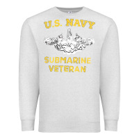 Oatmeal Heather submarine veteran tshirt Premium Sweatshirt - linhVisuals