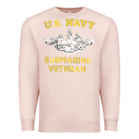 Pale Pink submarine veteran tshirt Premium Sweatshirt - linhVisuals