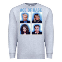 Heather Grey vintage Ace Of The Base Premium Sweatshirt - linhVisuals