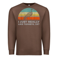Chestnut funny i just really like turkeys thanksgiving Premium Sweatshirt - linhVisuals