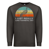 Smoke funny i just really like turkeys thanksgiving Premium Sweatshirt - linhVisuals
