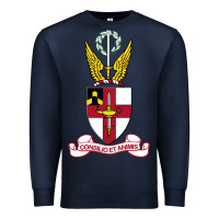 Navy Virginia Military Institute Premium Sweatshirt - linhVisuals